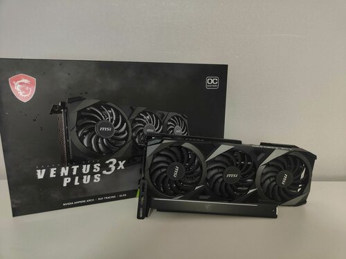 Изображение товара Видеокарта MSI GeForce RTX 3060 Ti VENTUS 3X OC 8GB, Retail