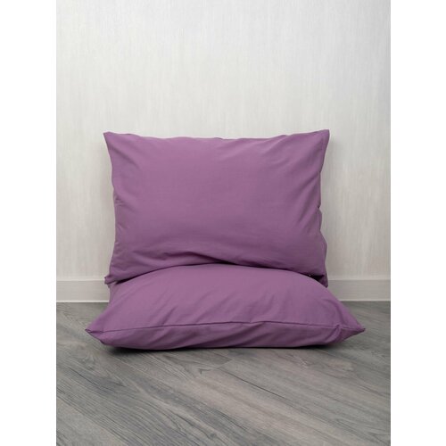 Наволочки 50х70 (2шт) НА МОЛНИИ поплин однотонные, хлопок 100%, ИНТЕТЕКС