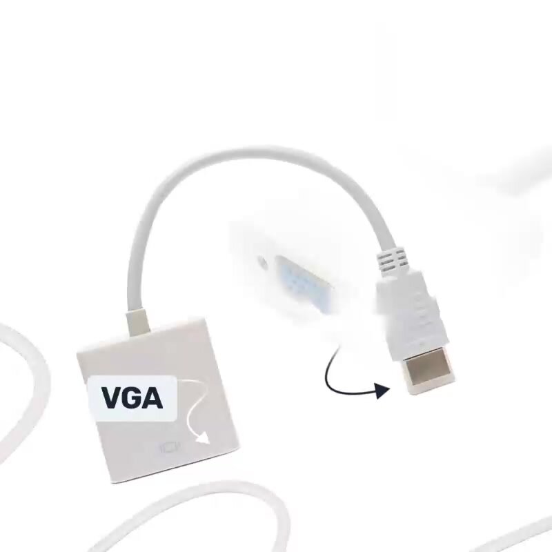 Переходник из HDMI VGA, конвертер, адаптер, видеокабель для монитора — фото 1