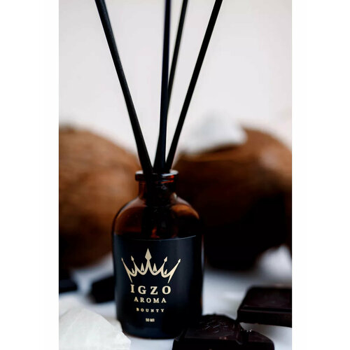 Диффузор IGZO Баунти с ароматом кокоса и шоколада, 50мл