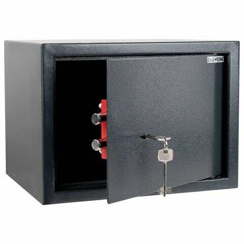 Сейф мебельный Daswerk 291342 SC-250KL 250х350х250мм ключевой замок графит