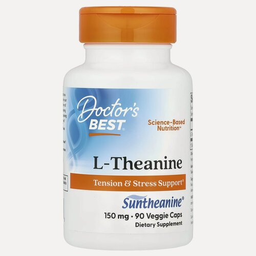 Изображение товара Doctor`s Best Doctor's Best L-Theanine (L-теанин) with Suntheanine 150 мг 90 капсул