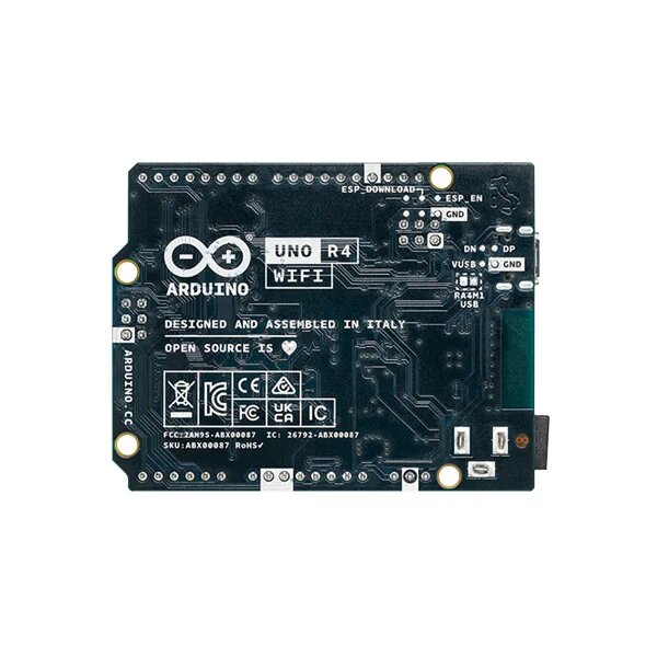 Контроллер ABX00080 ARduino UNO R4 WiFi версия контроллера/минимум ABX00087 REV4, R4 WIFI — фото 1