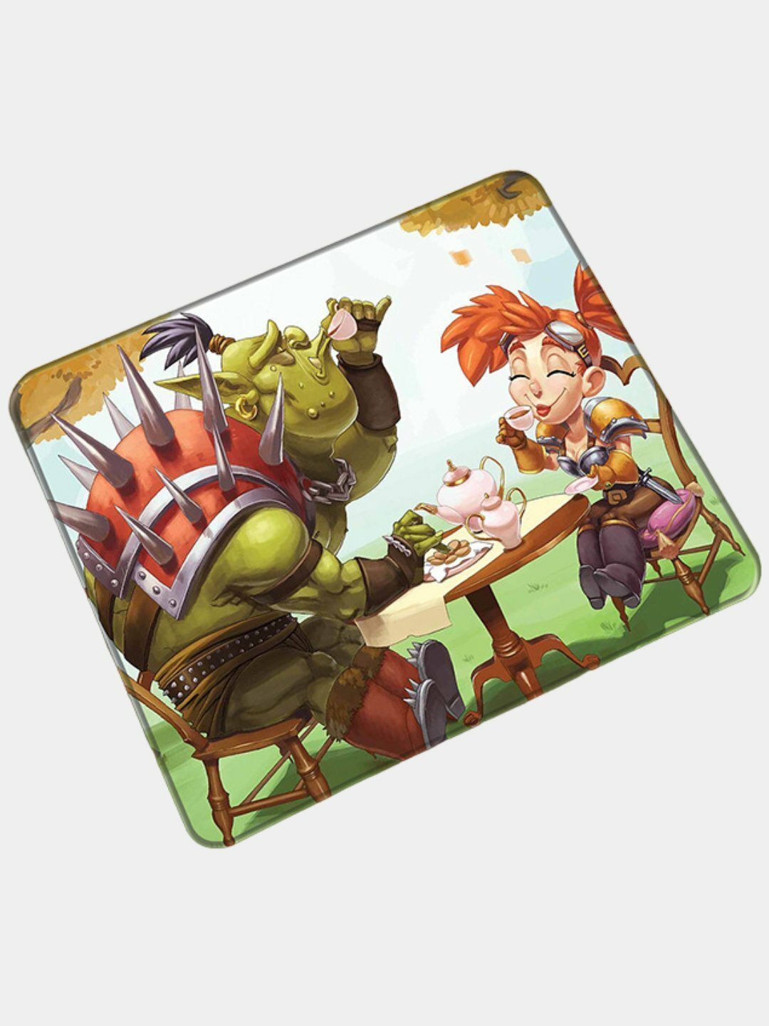 Компьютерный игровой коврик для мыши World of Warcraft, 300 * 250 мм, Мятный