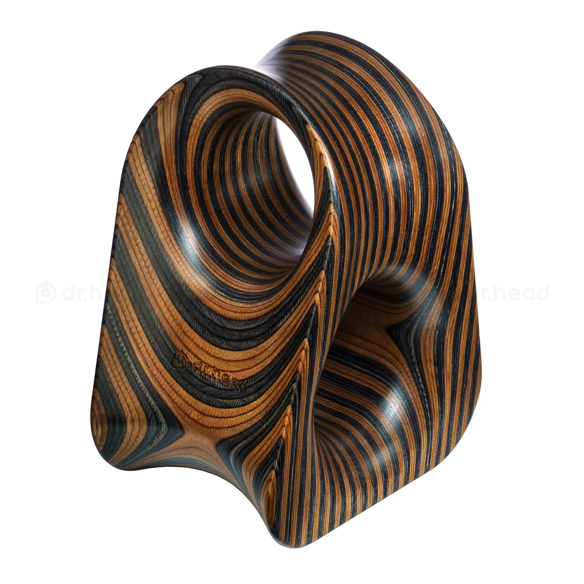 Under Wood Тайфун 1 black/brown подставка под наушники (слои 3+3)