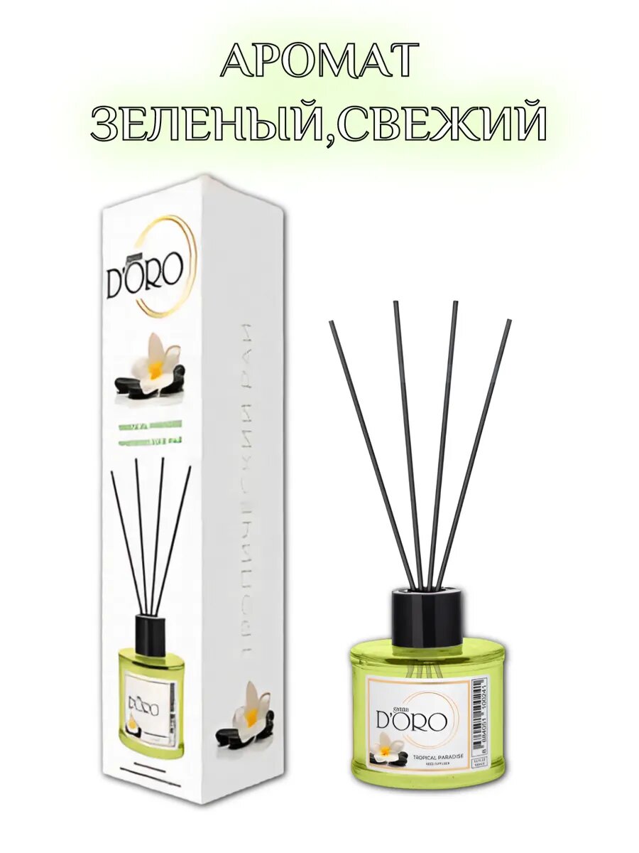 Аромадиффузор GAMMA D'ORO "Тропический Рай", для дома, 100 мл — фото 1