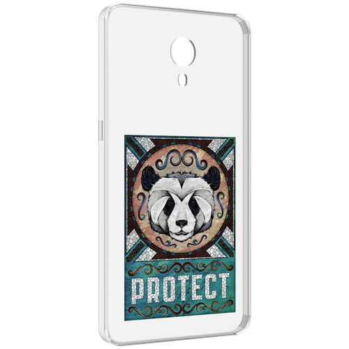 Чехол MyPads защита панды для Meizu M3 Note задняя-панель-накладка-бампер