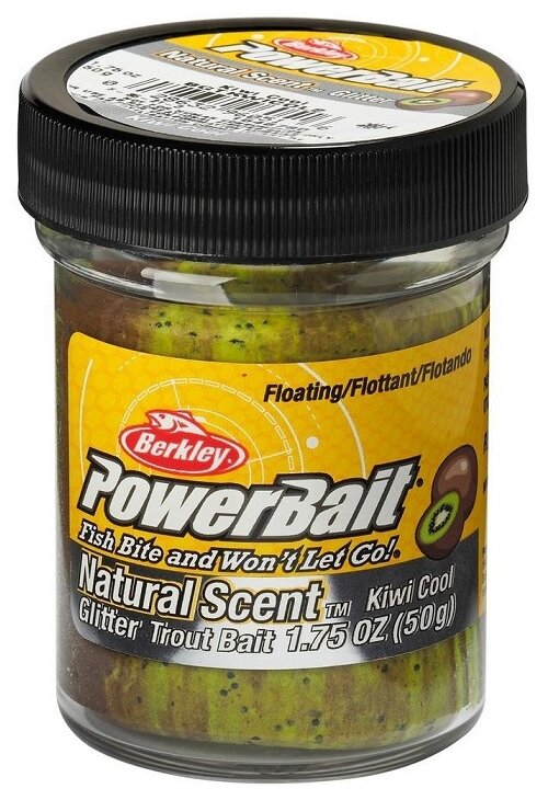 Паста форелевая Berkley PowerBait Trout Bait Fruits Kiwi Cool/Охлажденный киви 50gr