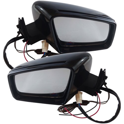 Зеркало заднего вида ВАЗ 2105, 2107 электро, повторителем и обогревом классика с подсветкой Х2