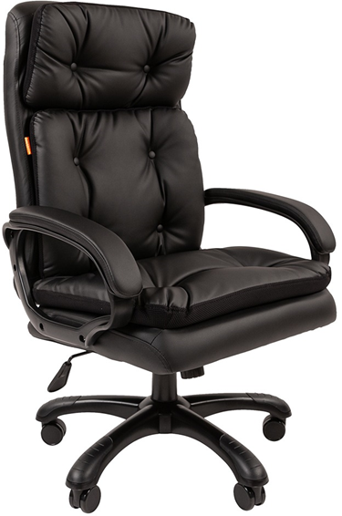 Кресло Офисное кресло Chairman 442 экопремиум черный (черный пластик) (7127984)
