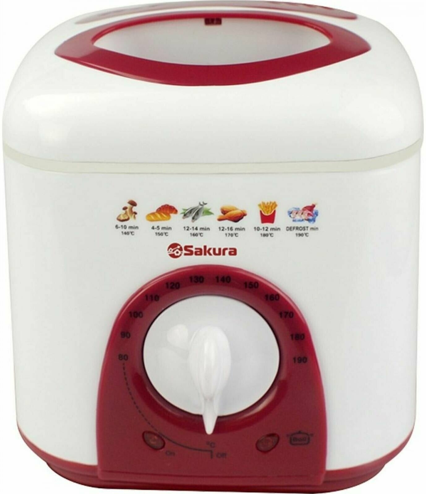 Фритюрница Sakura 1 л 950 Вт SA-7654R