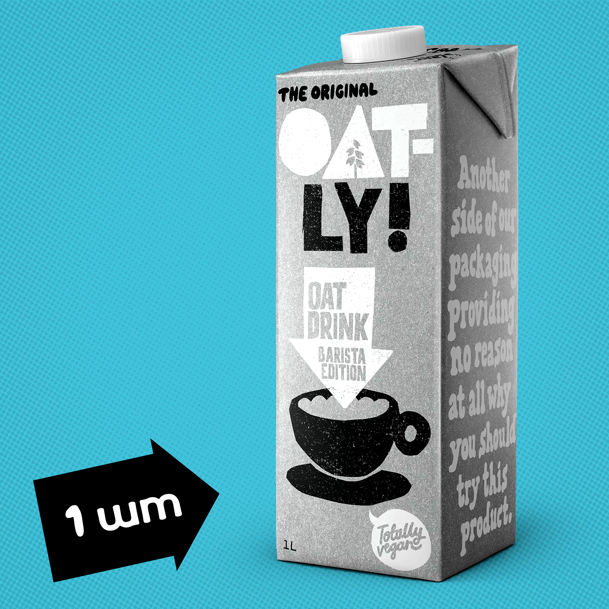 Oatly! Овсяное растительное молоко Oat Drink Barista Edition, 1 литр, 1 шт. - фотография № 1