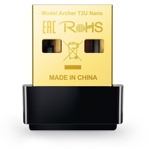 Адаптер TP-LINK Archer T2U NANO AC600 Nano Wi-Fi USB-адаптер tp link archer t2u nano ac600 nano wi fi usb адаптер