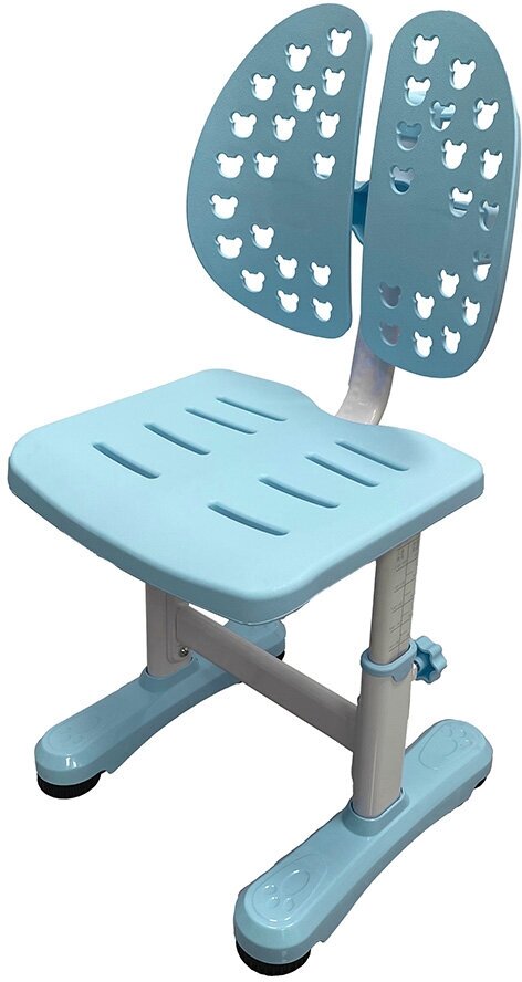 Комплект парта + стул трансформеры Carezza Blue FUNDESK - фотография № 9