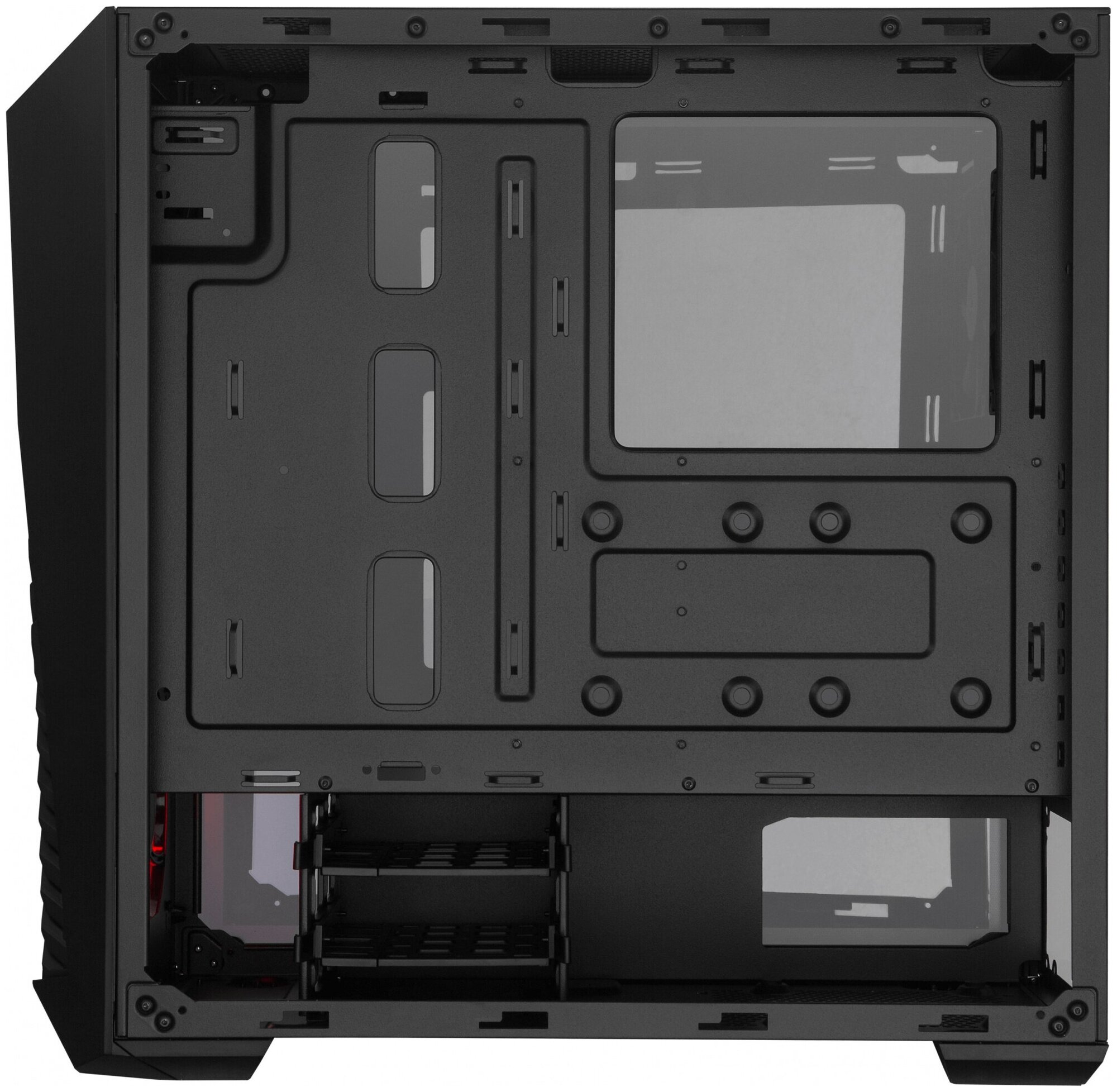 Корпус eATX Cooler Master черный, без БП, с окном, USB 2.0, USB 3.0, audio - фото №14