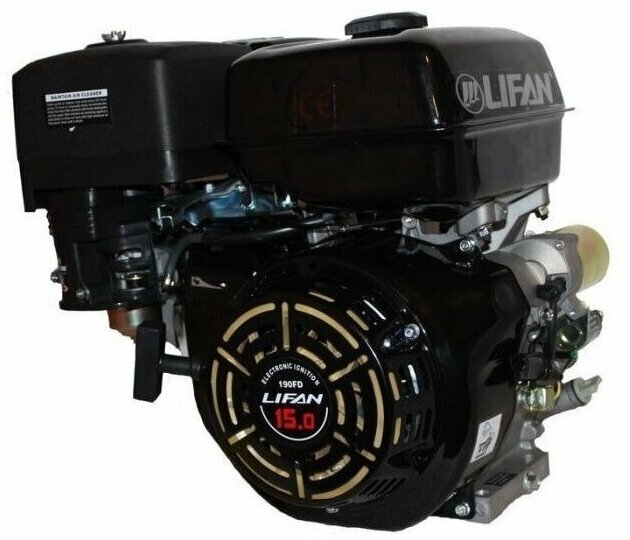 Бензиновый двигатель LIFAN 190F D25 3A 15 лс