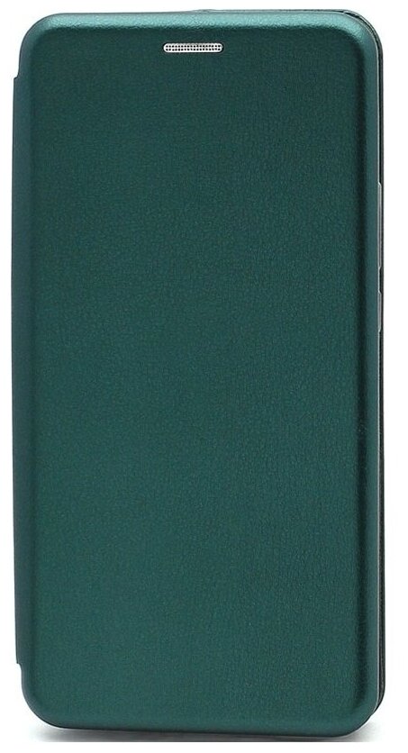 Чехол-книга боковая для Xiaomi Redmi Note 12, темно-зеленый