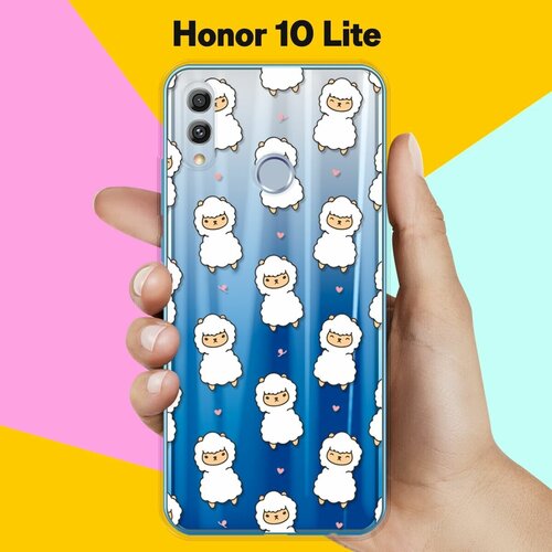 Силиконовый чехол Узор из лам на Honor 10 Lite силиконовый чехол узор из такс на honor 10 lite