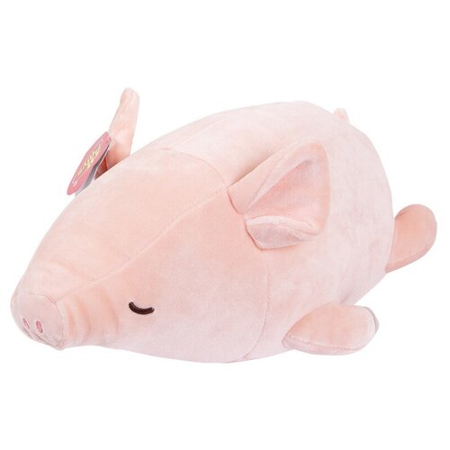 Мягкая игрушка Abtoys Supersoft Свинка розовая, 27 см