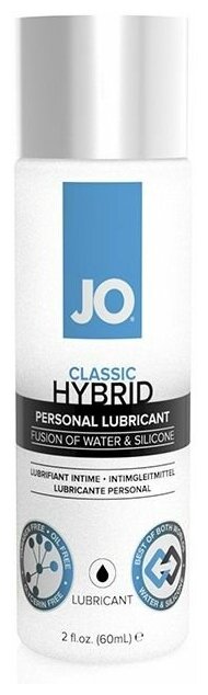 Лубрикант гибрид водно-силиконовый JO Hybrid Lubricant 60 мл JO40201 интимная гель смазка