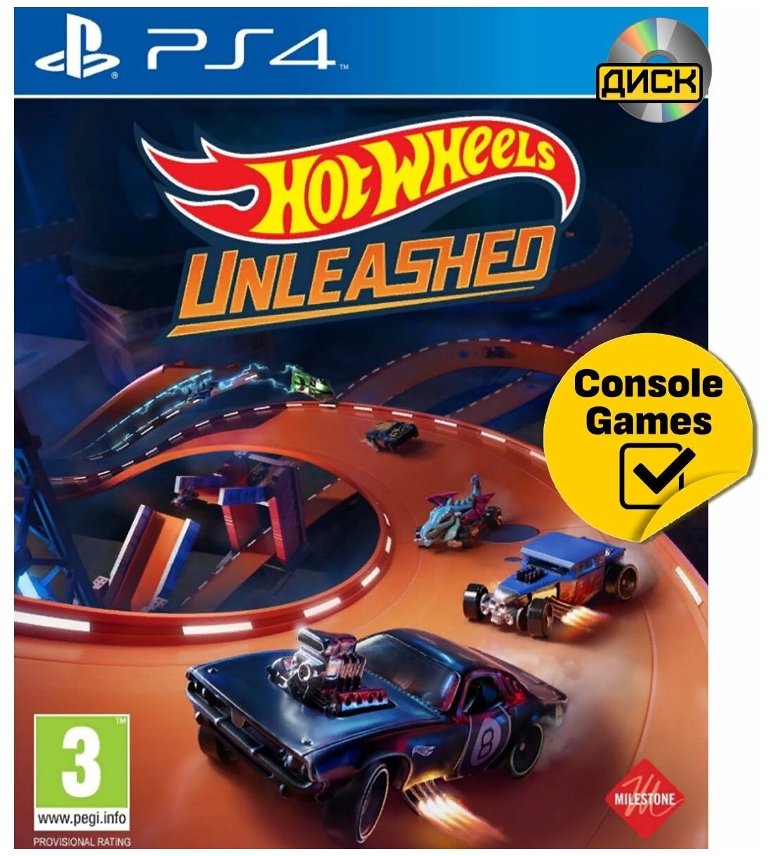 Hot Wheels Unleashed (русские субтитры) (PS4)