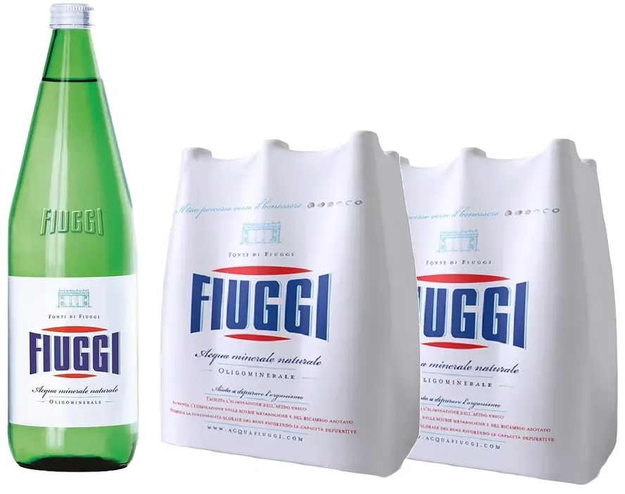 Вода минеральная Fiuggi (Фьюджи) без газа 6 шт по 1 л стекло, 2 упаковки - фотография № 2