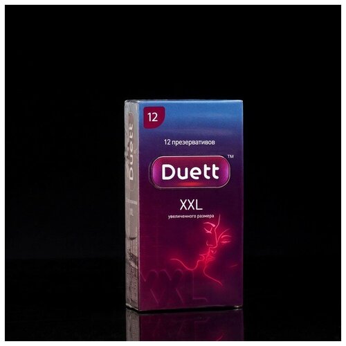 Презервативы DUETT XXL 12 шт презервативы duett xxl 3 шт