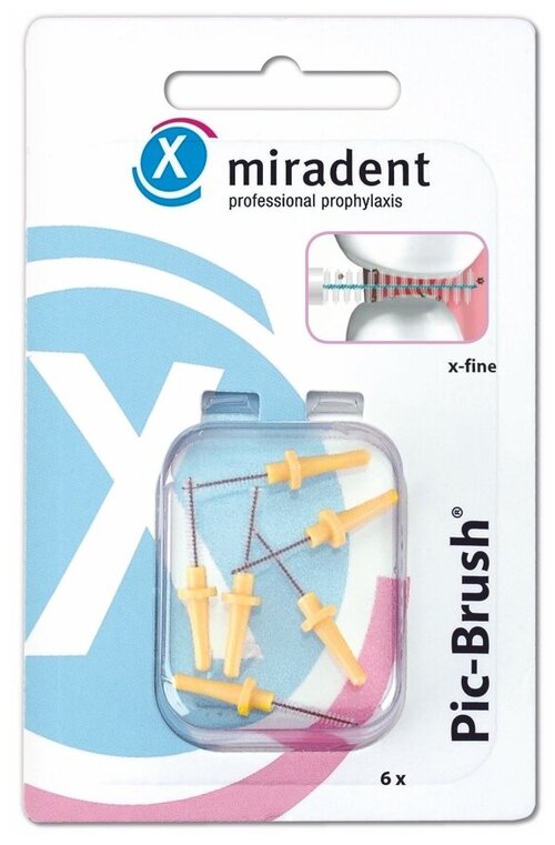 Ёршики Miradent XX-Fine желтые 1.6 мм