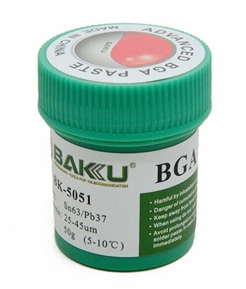 Паста паяльная BAKU BK-5051, 50 гр, банка