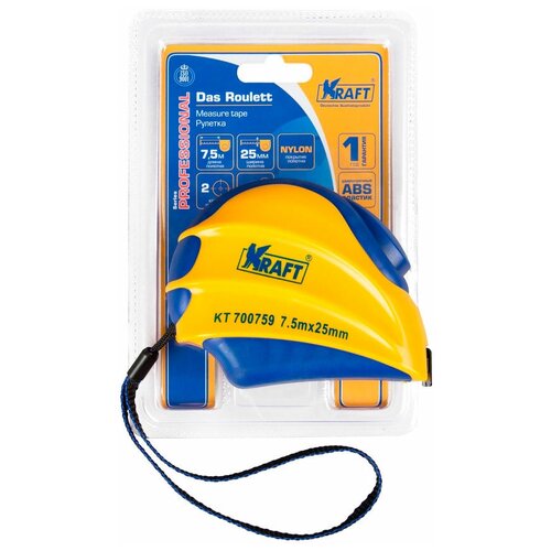 Измерительная рулетка KRAFT KT 700759 25 мм x 7.5 м