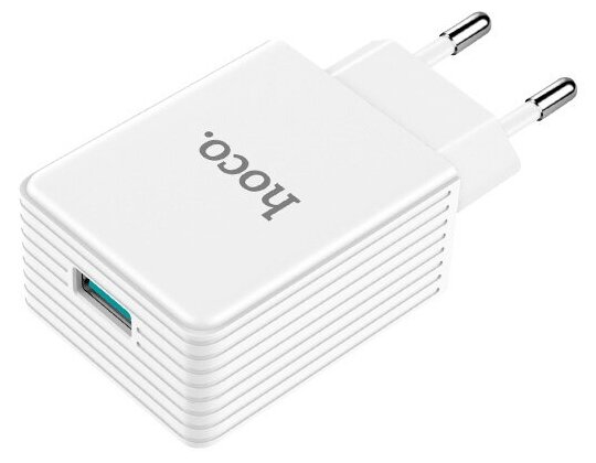СЗУ, 1 USB 3.0A 18W (C34A), HOCO, белый