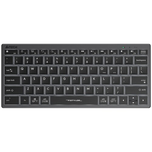 Клавиатура A4Tech Fstyler FX61 серый USB slim LED FX61 GREY 371600₽
