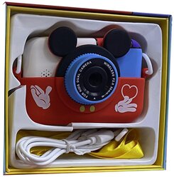 Детский цифровой фотоаппарат игрушка Микки Маус с селфи камерой и играми.