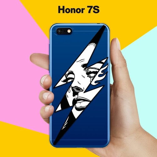 силиконовый чехол искусство на honor 7s Силиконовый чехол Молния на Honor 7S