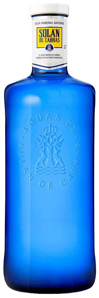 Вода природная питьевая Solan de Cabras (Солан де Кабрас) 6 шт по 1 л б/г стекло
