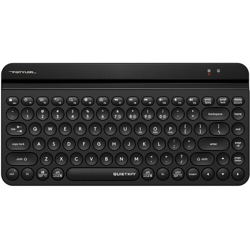 Клавиатура A4Tech Fstyler FBK30 черный USB BT/Radio slim(FBK30 BLACK) беспроводная клавиатура a4tech fstyler fbk30 зеленый