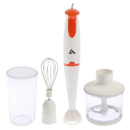 Блендер Luazon LBR-01 погружной 500 Вт 0506 л 2 скорости оранжевый 446000₽