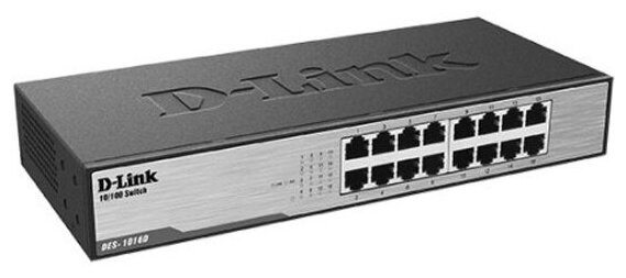 Коммутатор D-Link DES-1016D (16-port 10/100 Mbps)