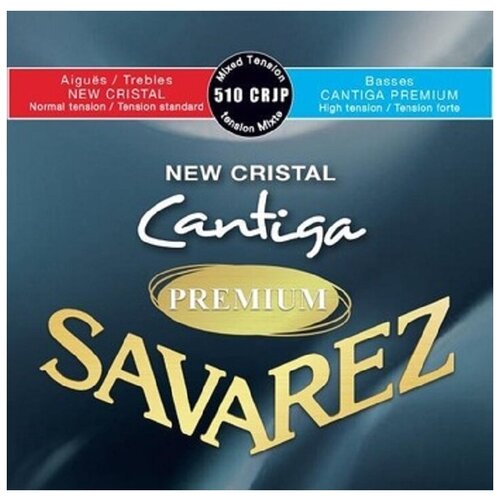 Струны для классической гитары Savarez 510CRJP savarez new cristal cantiga premium high tension 510cjp