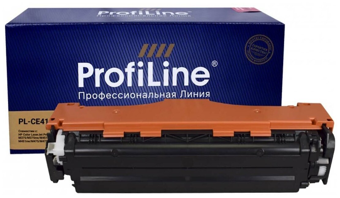 Картридж CE410A для HP Color LaserJet M451dn, M351a, M451nw, M475dn ProfiLine черный