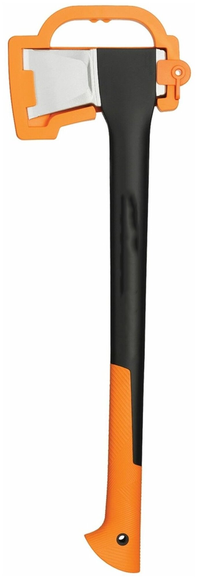 Топор-колун с эргономичной ручкой, из высоко углеродистой стали, длина 65,2 см, легко врубается в древесину, подходит для раскалывания поленьев диамет - фотография № 2
