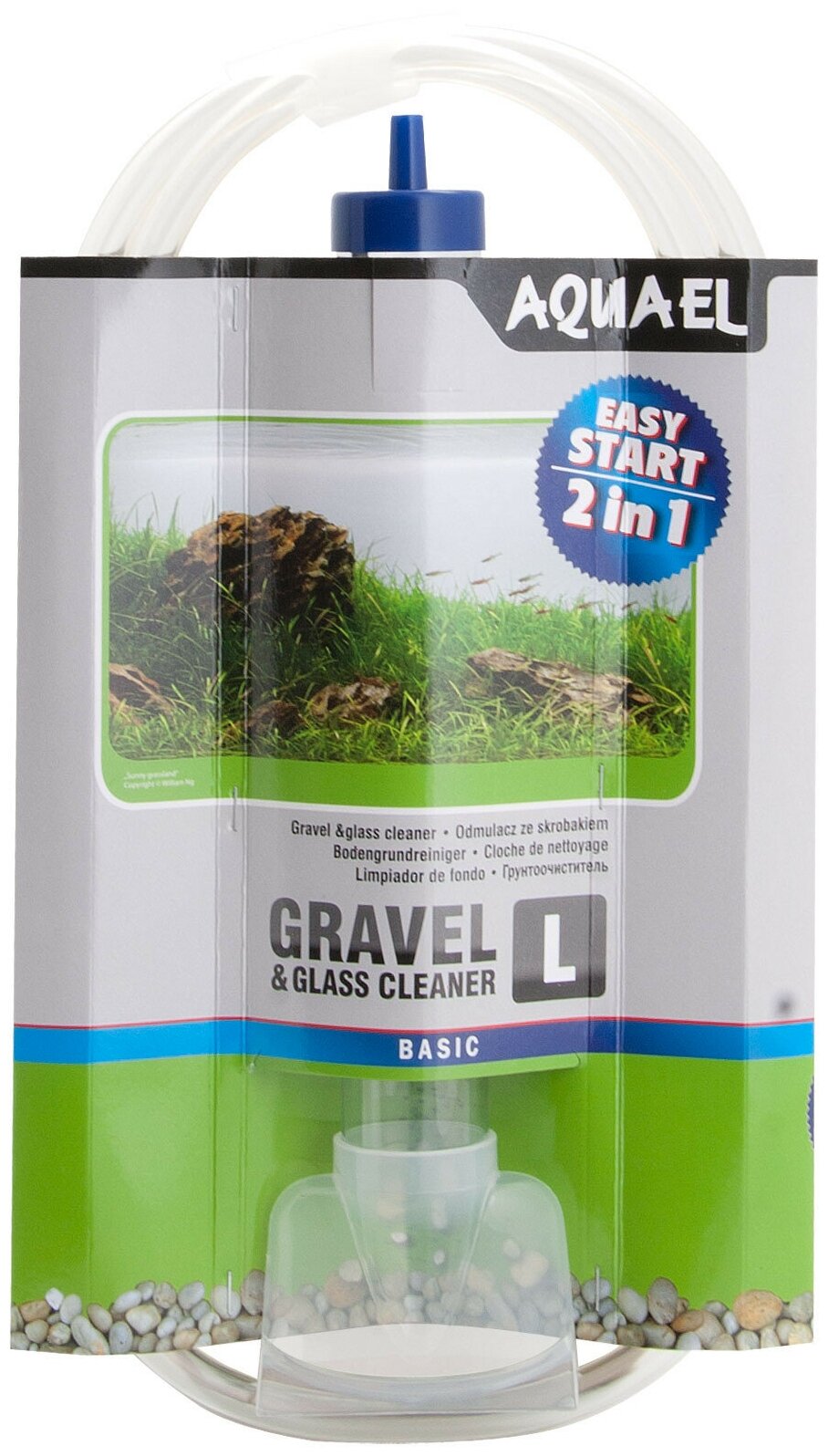    AQUAEL GRAVEL & GLASS CLEANER L (33 )  