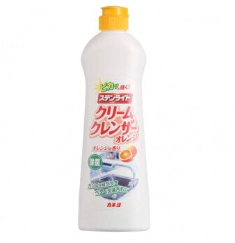 KANEYO Крем чистящий для кухни Апельсиновая свежесть, 400 г (Япония) - фотография № 9