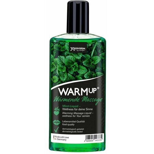 Массажное масло WARMup Mint с ароматом мяты - 150 мл.