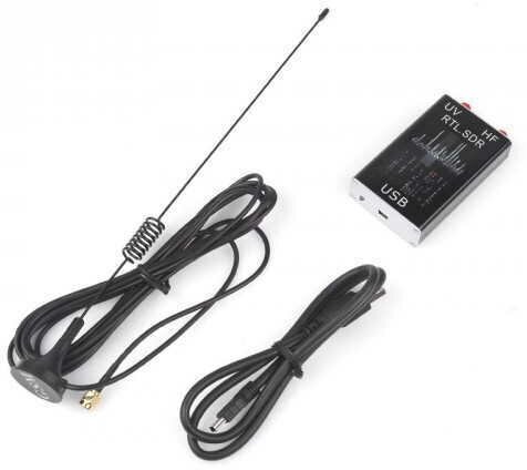 Широкополосный USB радиоприемник RTL-SDR 100khz-1.7 GHz радиосканер