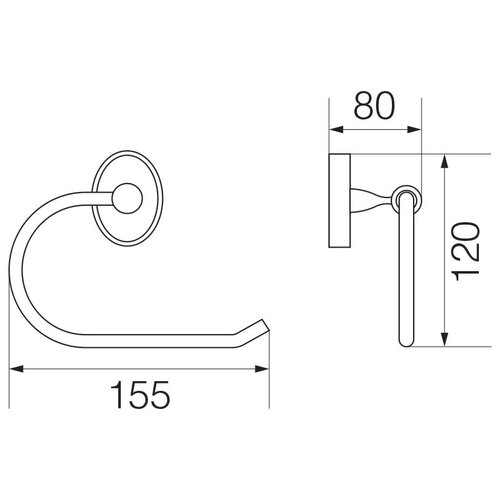 фото Держатель туалетной бумаги veragio bonjour бронза vr.bnr-7827.br