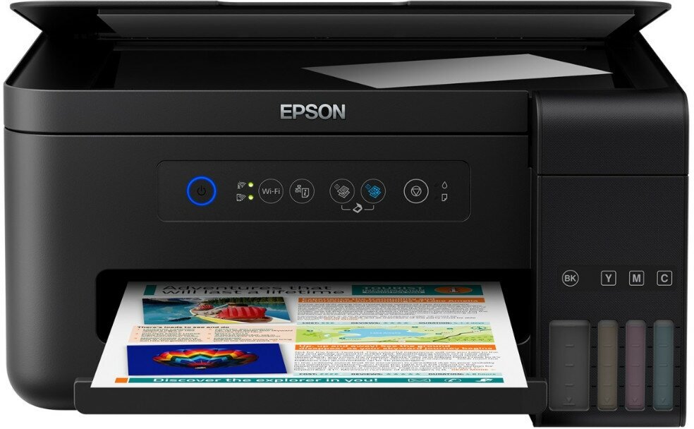 МФУ струйный Epson L14150 (C11CH96403/96502/96505/96503) A3 Duplex Net WiFi черный