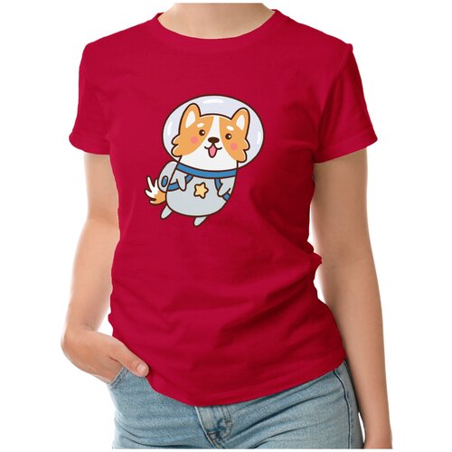 фото Футболка roly, размер l, красный