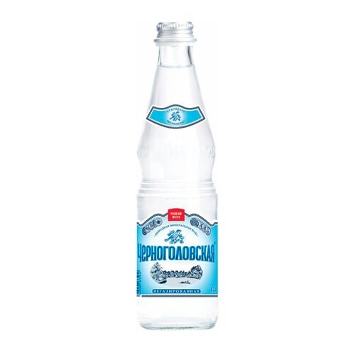 фото Вода негазированная минеральная "черноголовская", 0,33 л, стеклянная бутылка, 12 шт. черноголовка