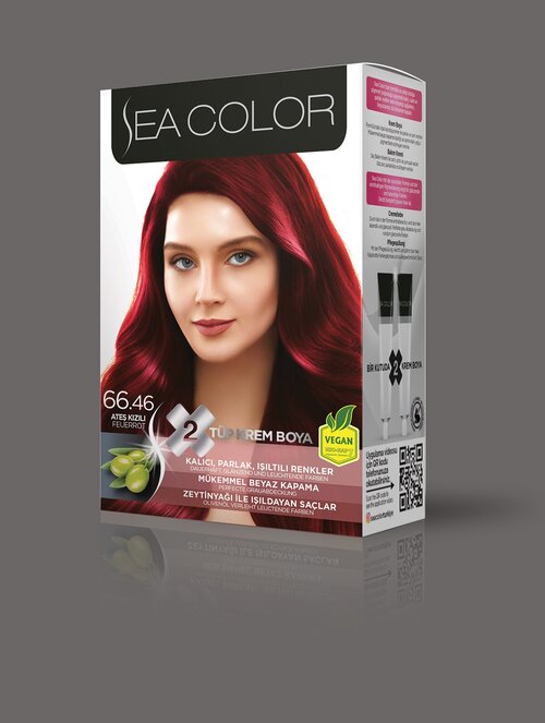 SEA COLOR № 66.46 Огненно‐красный Краска для волос